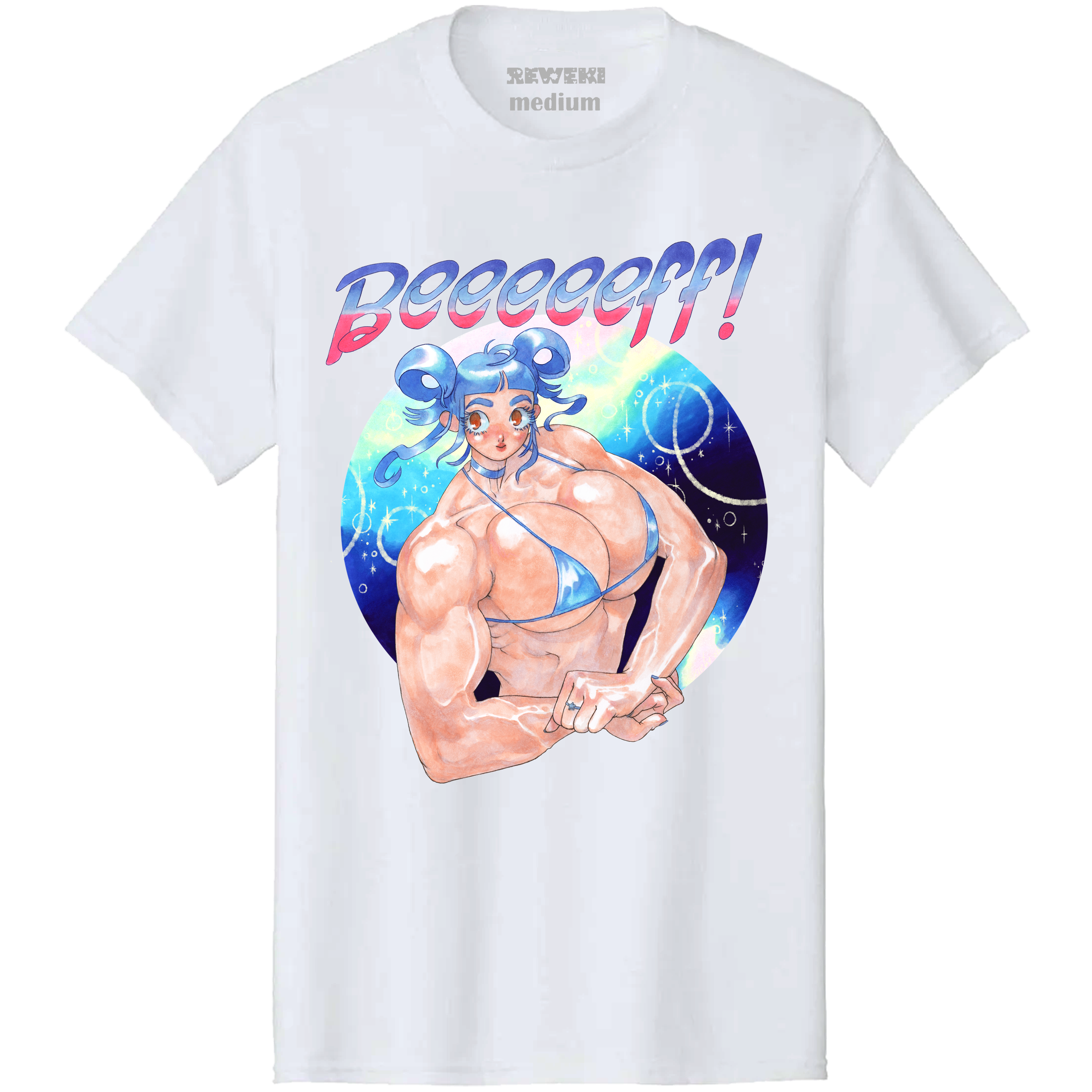 Beef White Tee