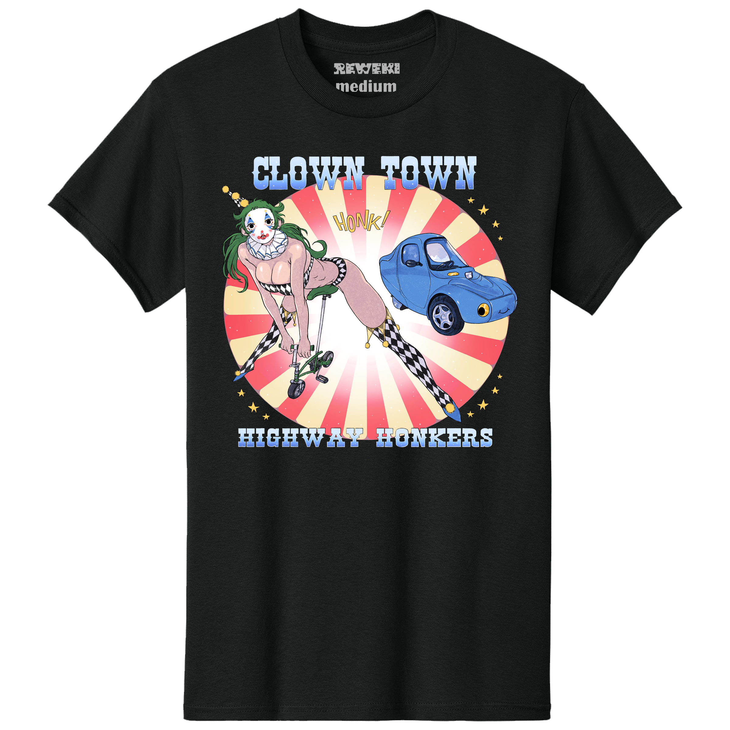Clown Town Black Tee