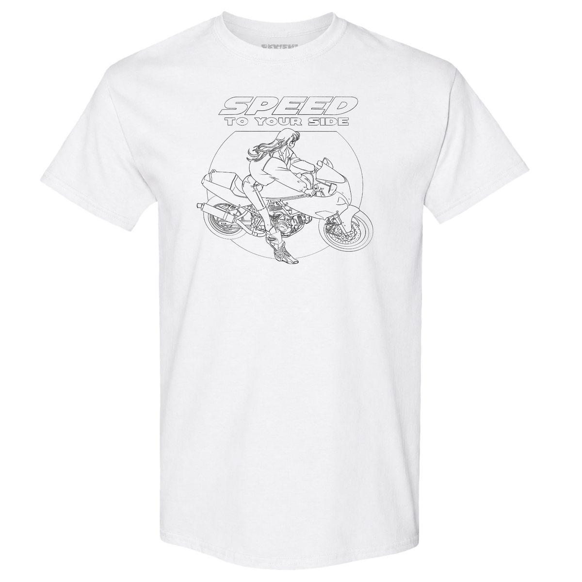 Speed To Your Side Tee (Sketchbook Edition)