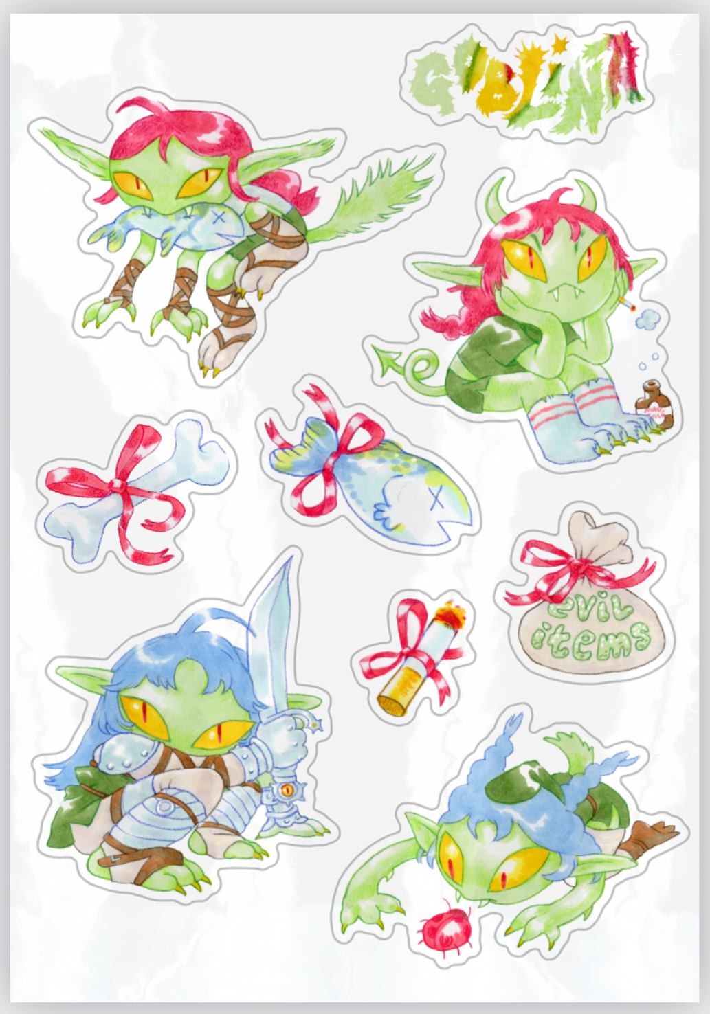 Goblina Sticker Sheet