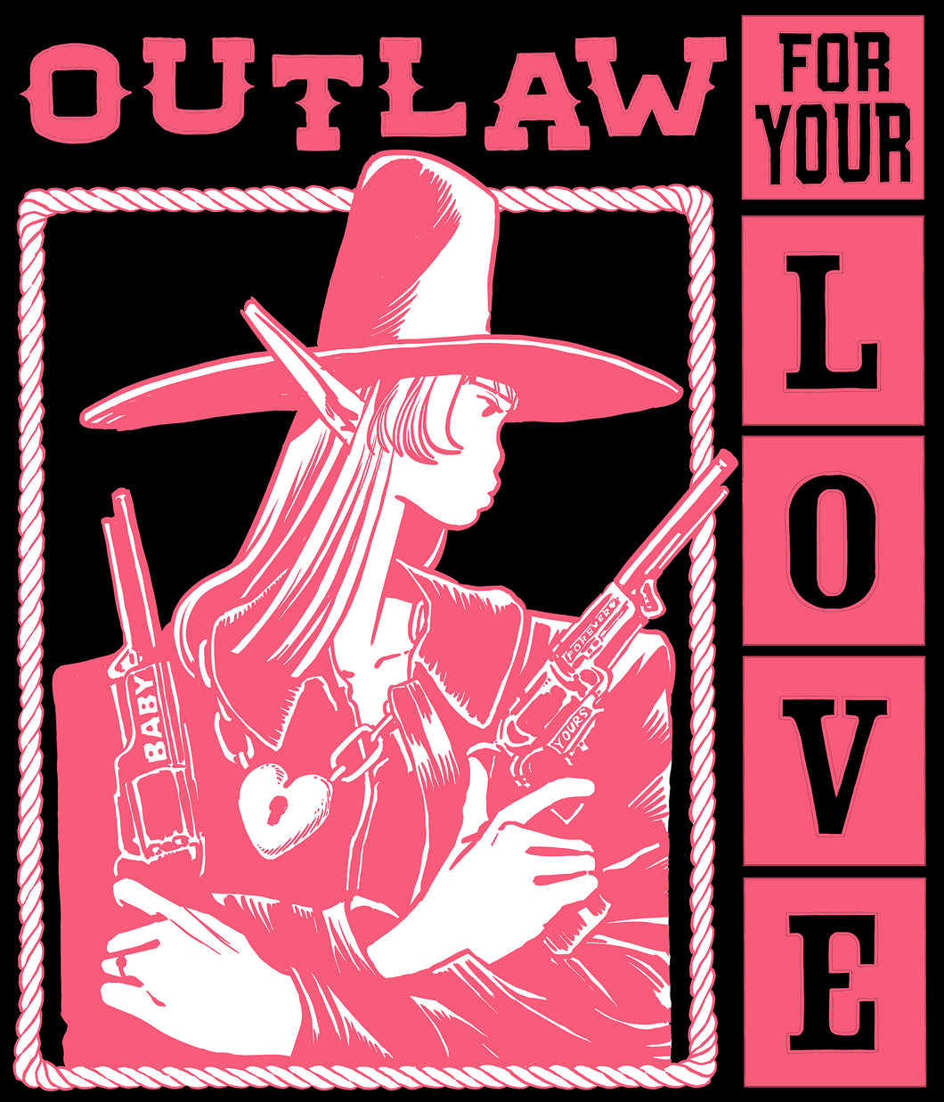 OUTLAW T-SHIRT (RED VARIANT)